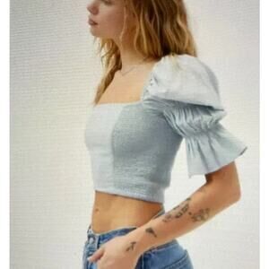 NWT | Urban Outfitters Light Blue Crop Top, Size S